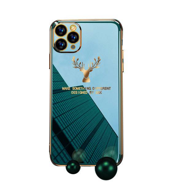 2022 Deer Pattern Camera All-inclusive Electroplating Process iPhone Case