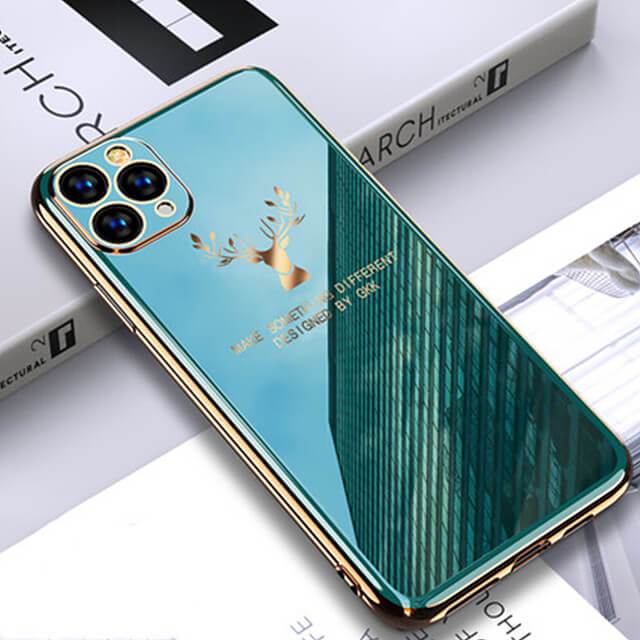 2022 Deer Pattern Camera All-inclusive Electroplating Process iPhone Case