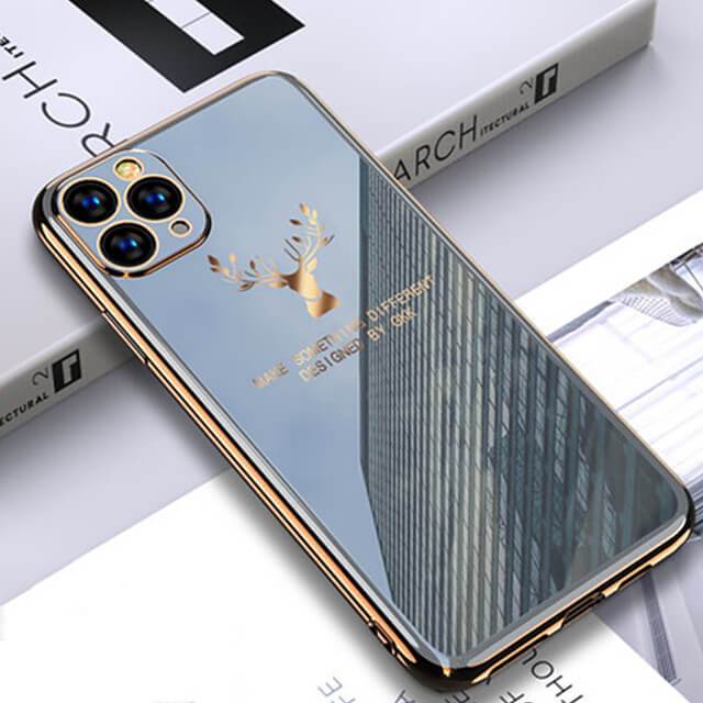 2022 Deer Pattern Camera All-inclusive Electroplating Process iPhone Case