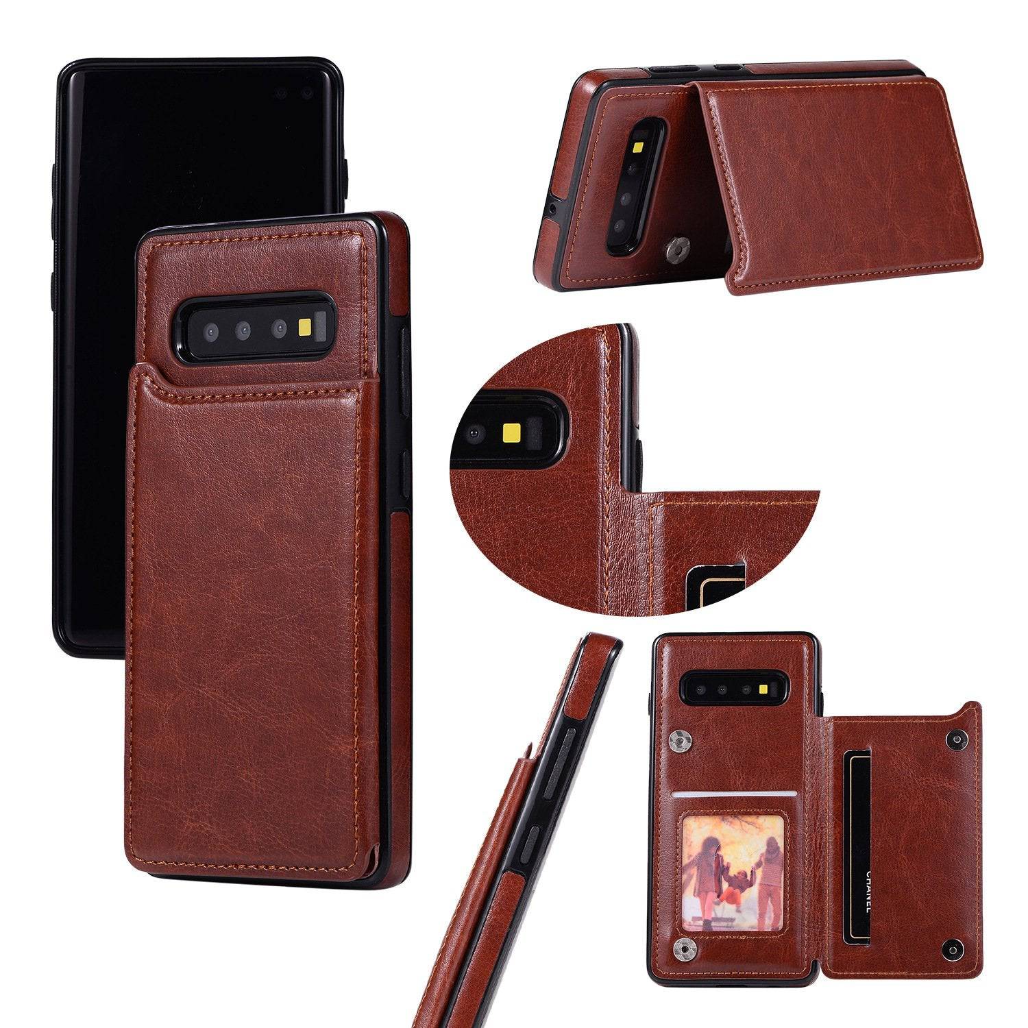 2022 Luxury 4 IN 1  Leather Case For SAMSUNG A Series