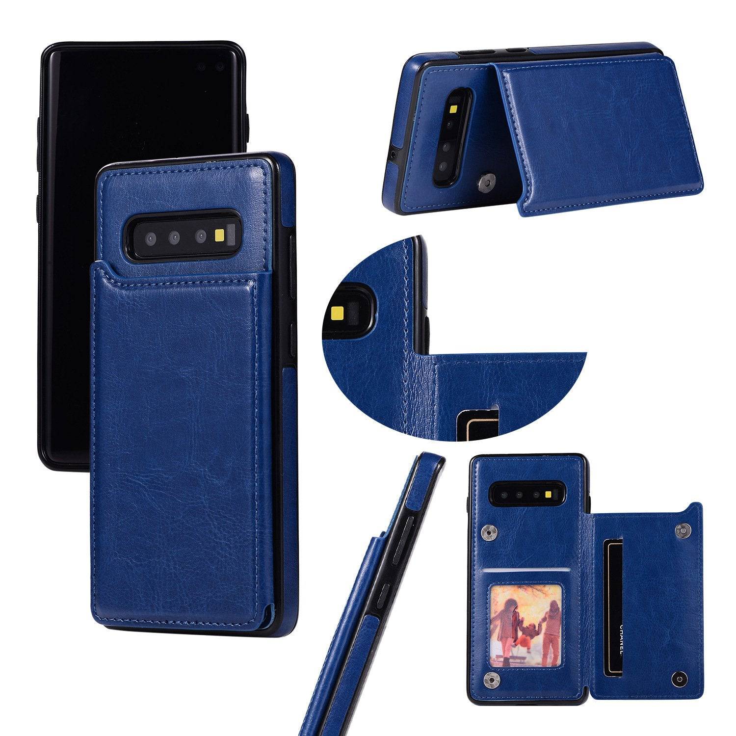 2022 Luxury 4 IN 1  Leather Case For SAMSUNG A Series