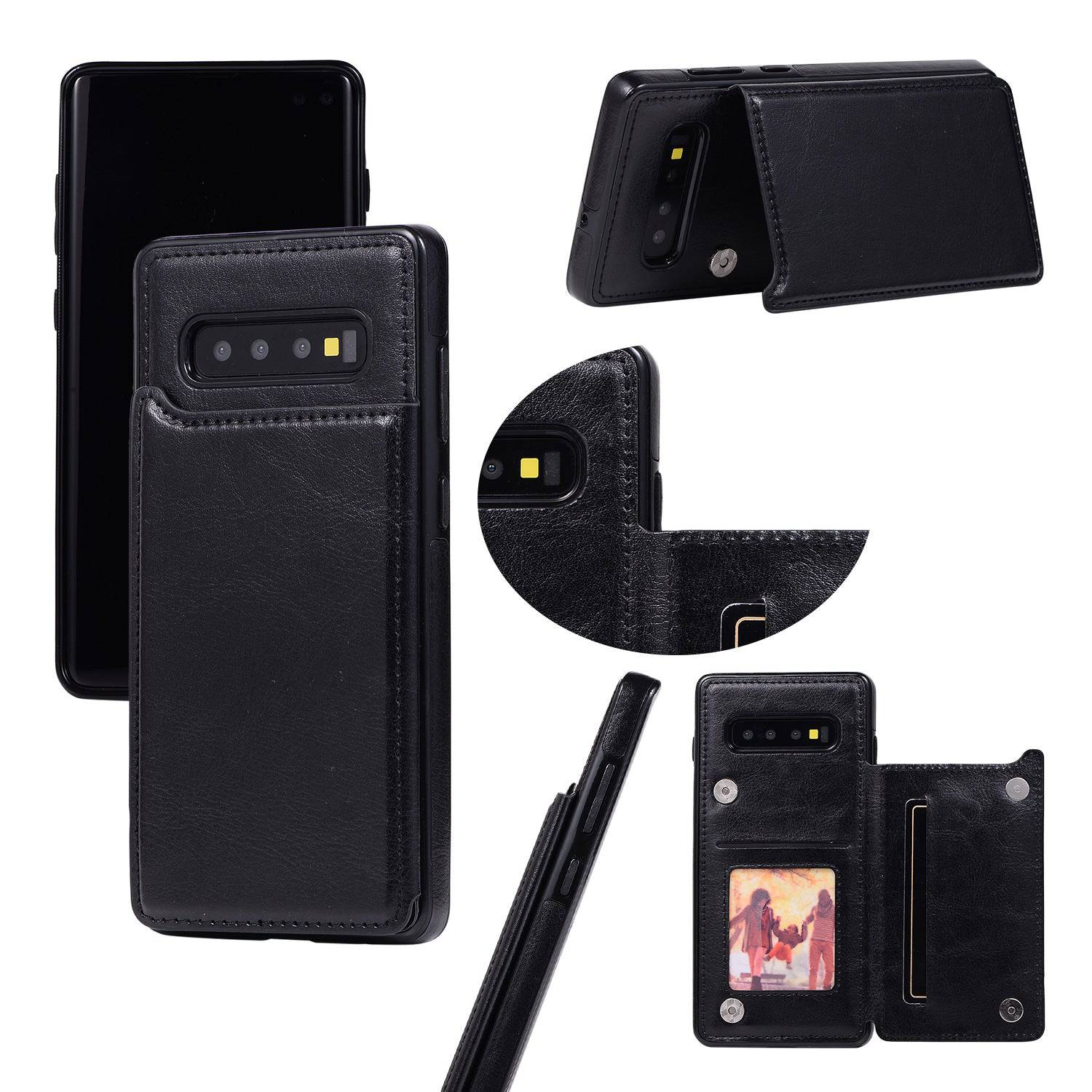 2022 Luxury 4 IN 1  Leather Case For SAMSUNG