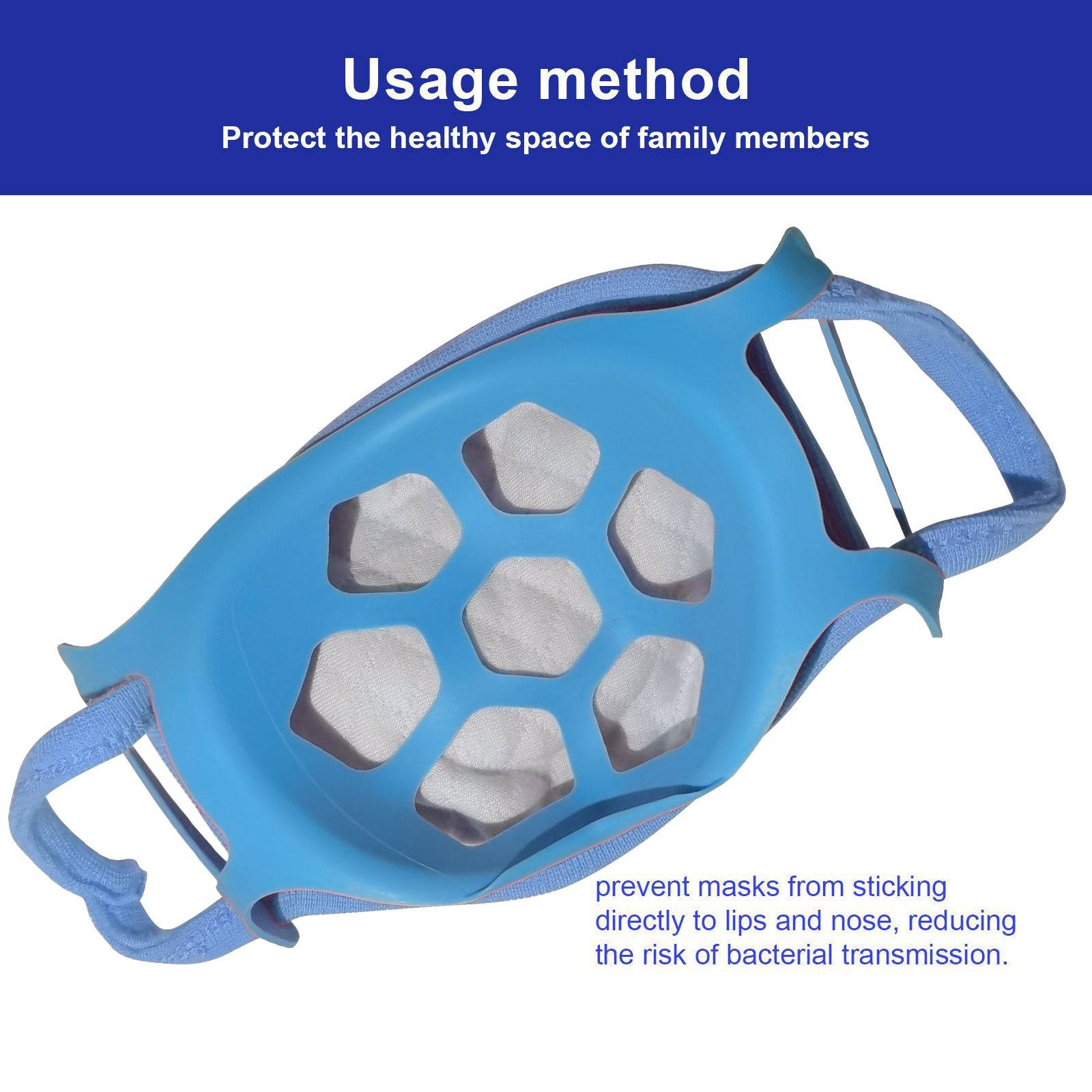 3D Softer Face Mask Bracket for More Breathing Space