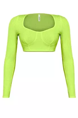 Amexlie Long Sleeve Crop Top