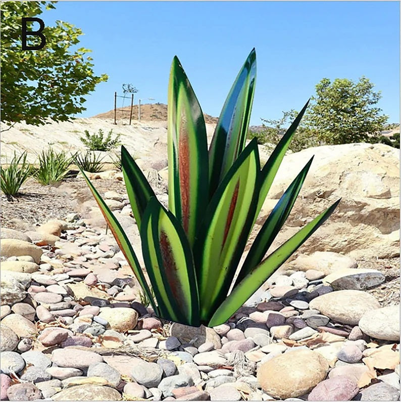 Anti-rust Metal Tequila Agave Plant