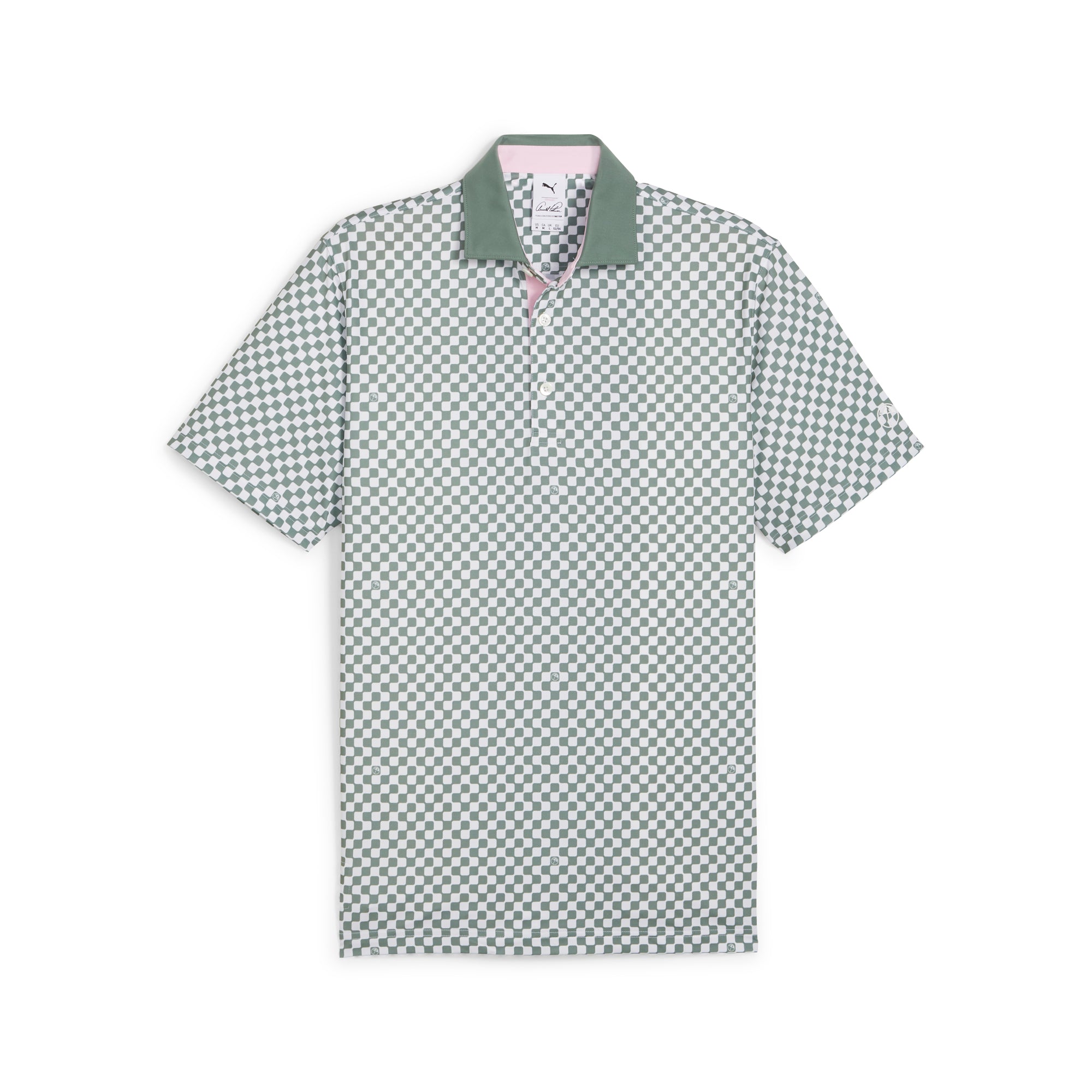 AP MATTR Checkered Golf Polo