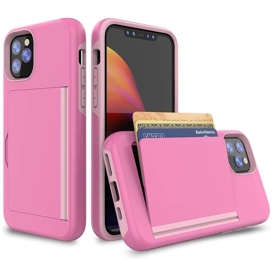 Armor Protective Card Holder Case for iPhone