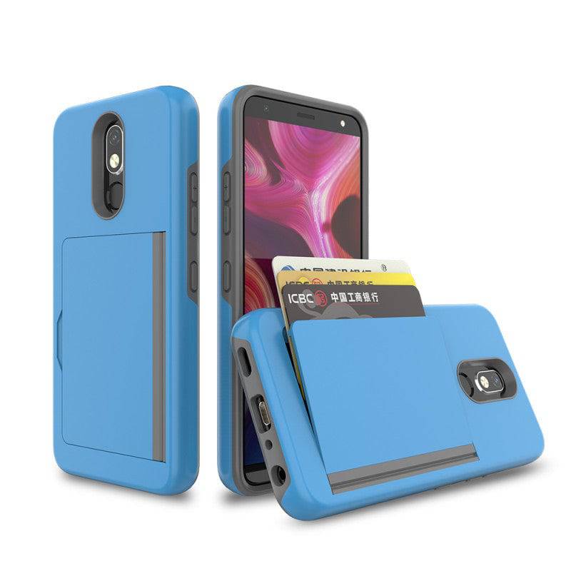 Armor Protective Card Holder Case for LG Stylo 5