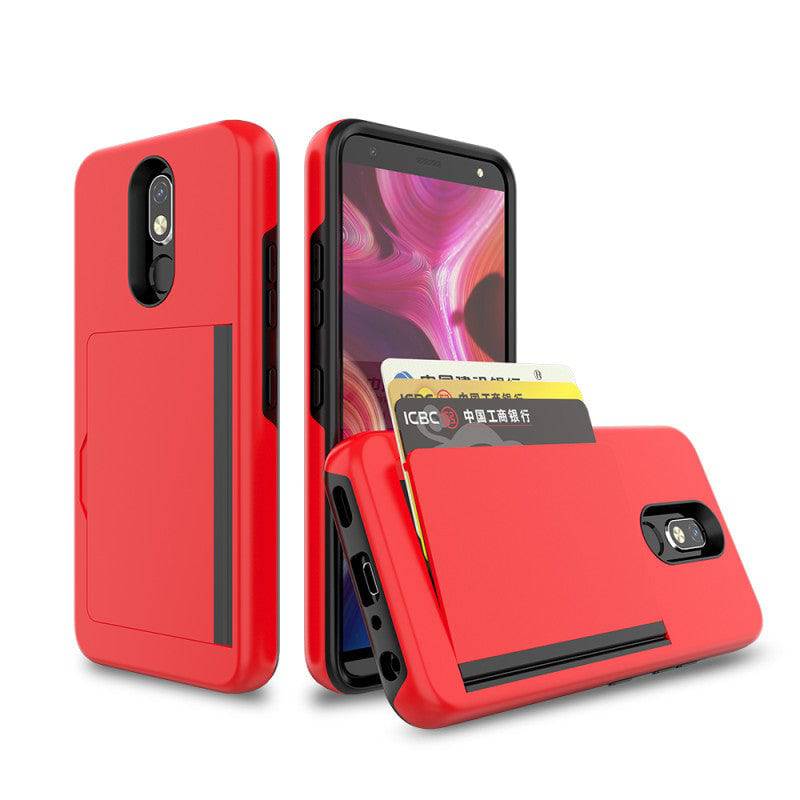 Armor Protective Card Holder Case for LG