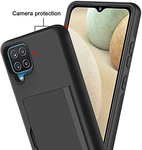 Armor Protective Card Holder Case for Samsung A12