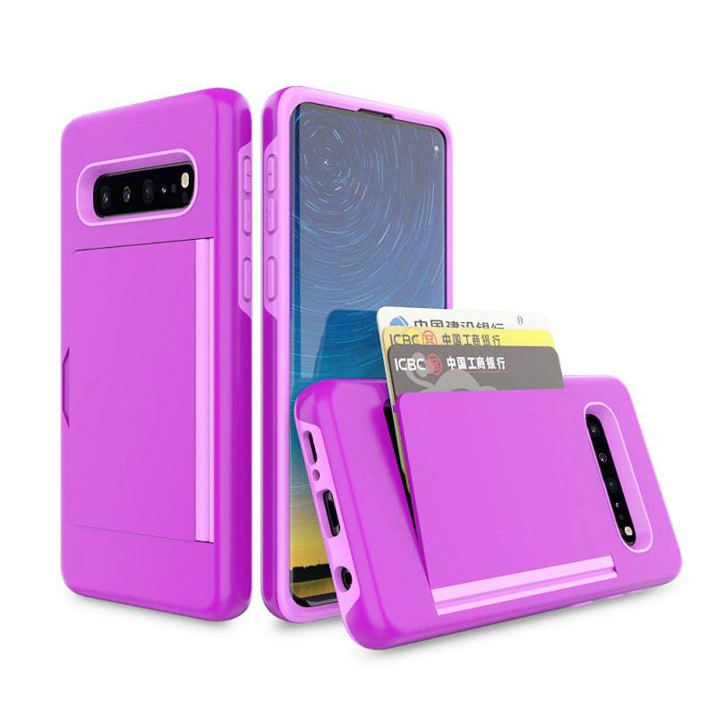 Armor Protective Card Holder Case for Samsung S10(5G)