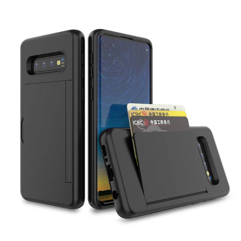 Armor Protective Card Holder Case for Samsung S10