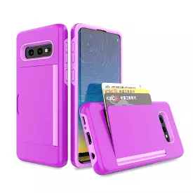 Armor Protective Card Holder Case for Samsung S10E