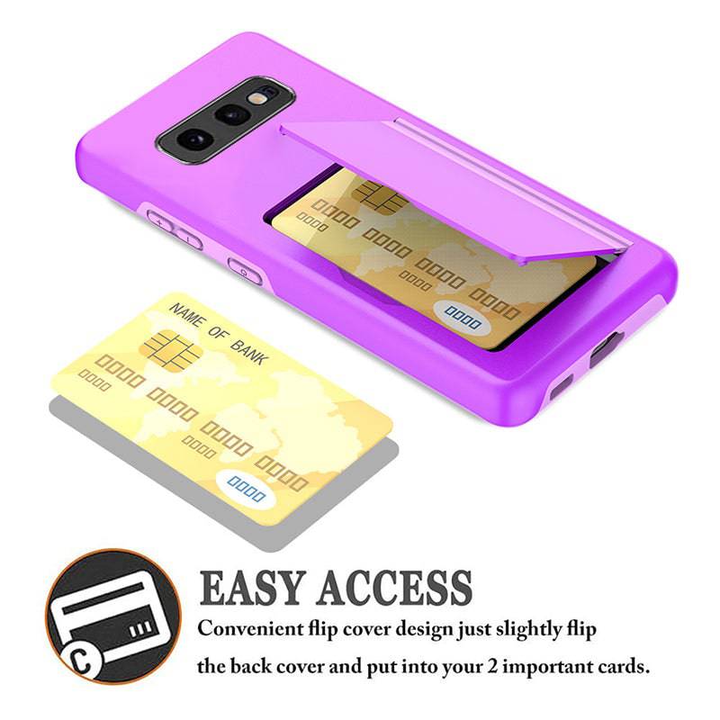 Armor Protective Card Holder Case for Samsung S10E