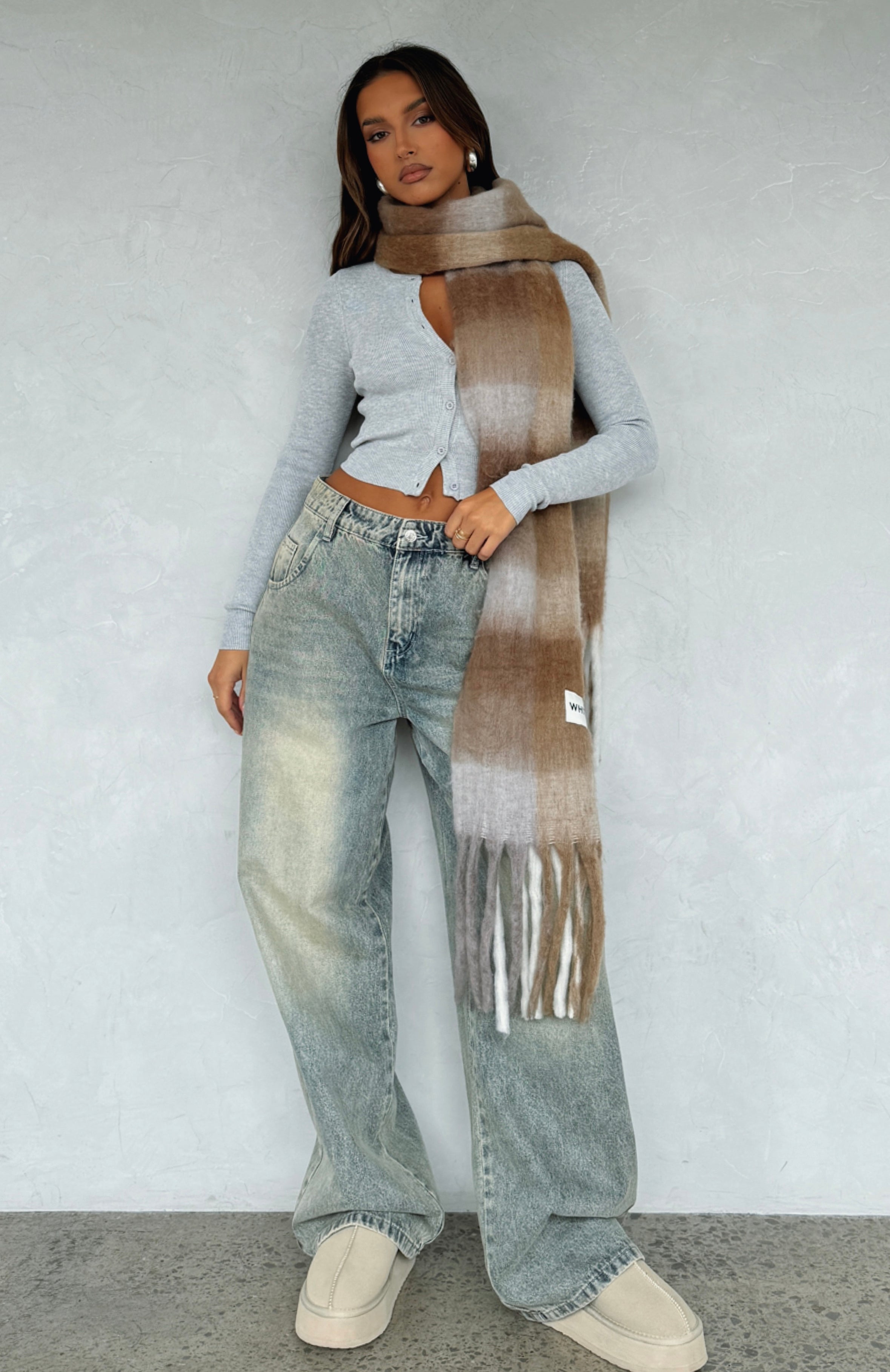 Aspen Oversized Scarf Simply Beige