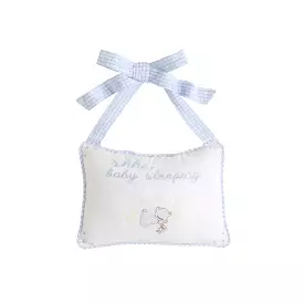 Baby Sleeping Door Pillow - Blue