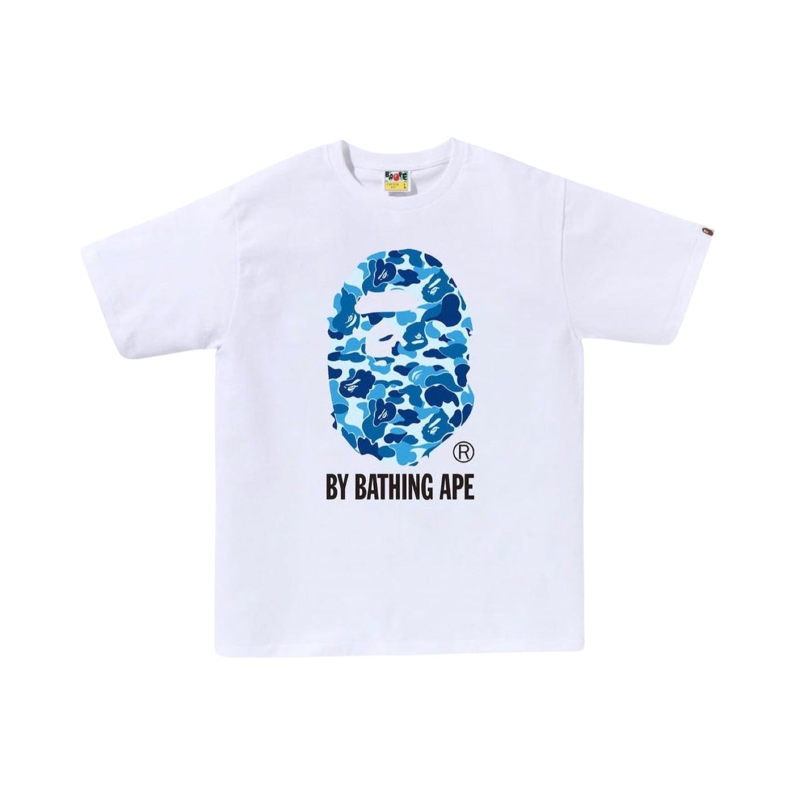 BAPE “ABC Blue Camo” White Tee