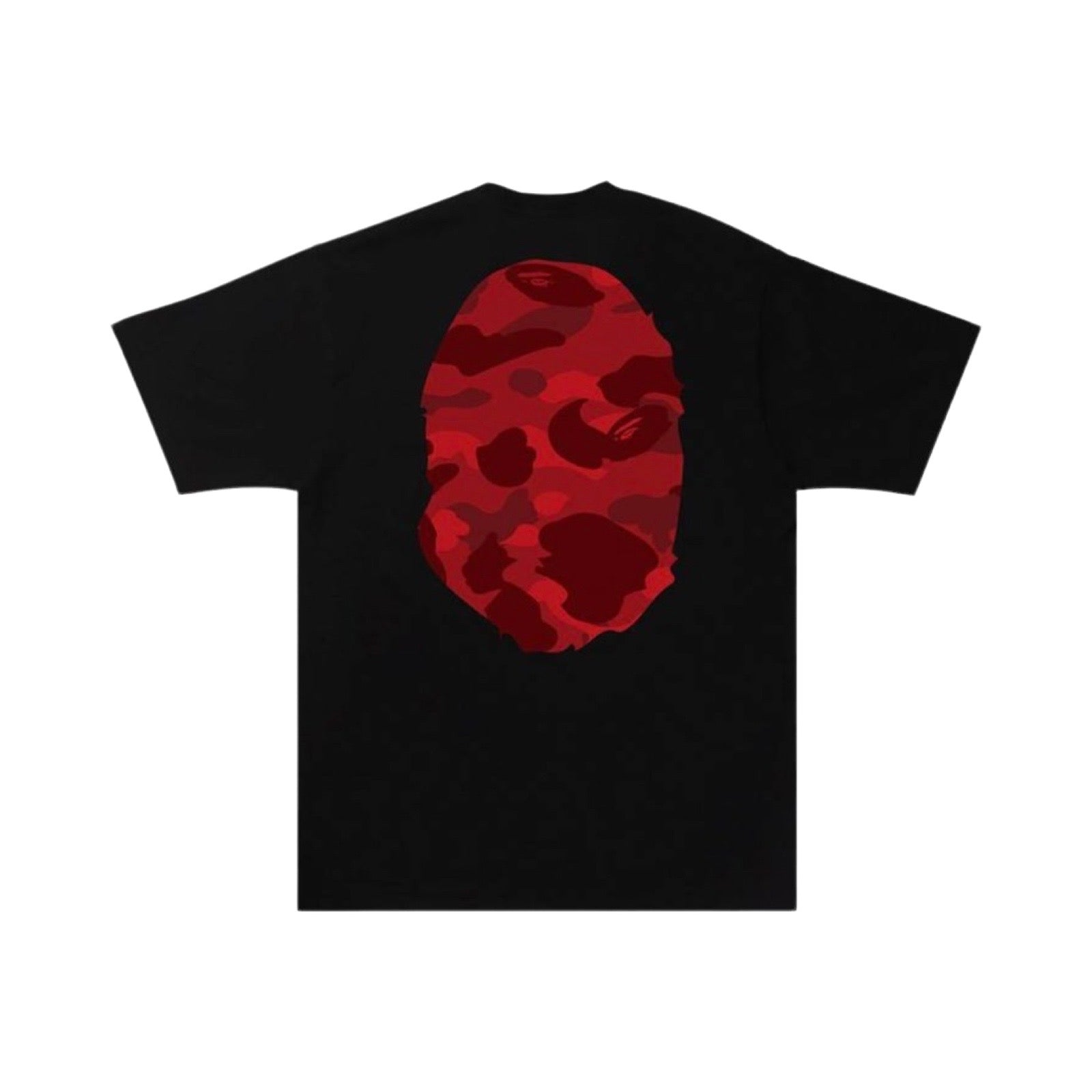 BAPE “Color Camo Big Ape” Black/Red Tee