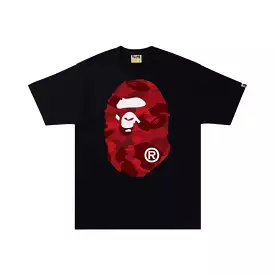 BAPE “Color Camo Big Ape” Black/Red Tee