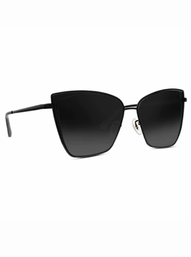 Becky - Black & Black Polarized Sunglasses