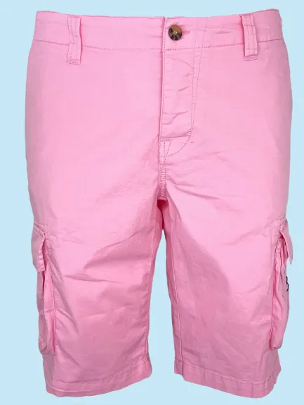 BERMUDA UOMO ROSA CARGO