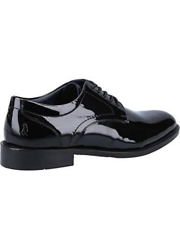 Black Damien Lace-Up Patent Shoes by Hush Puppies | Look Again