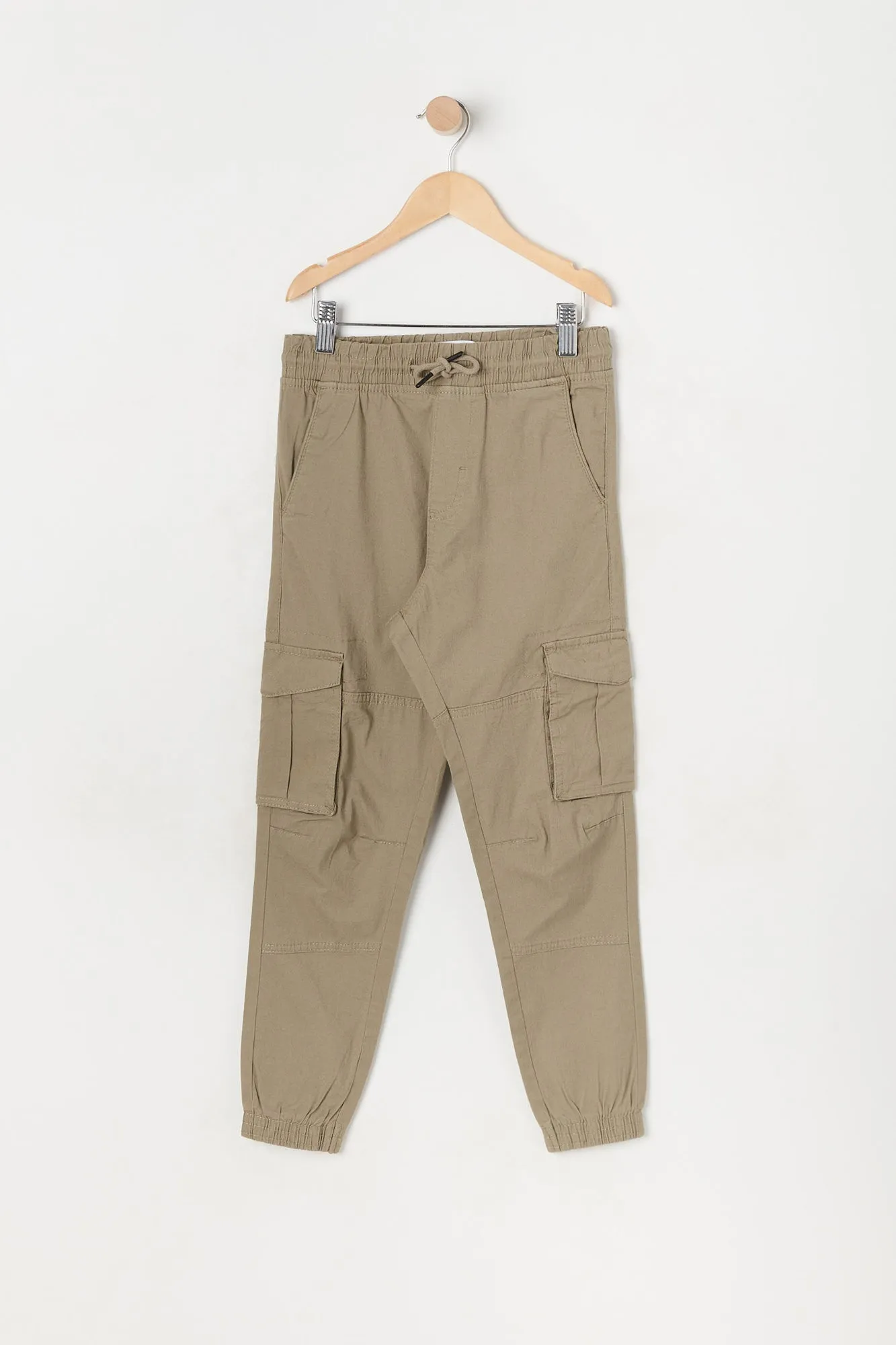 Boys Poplin Cargo Jogger