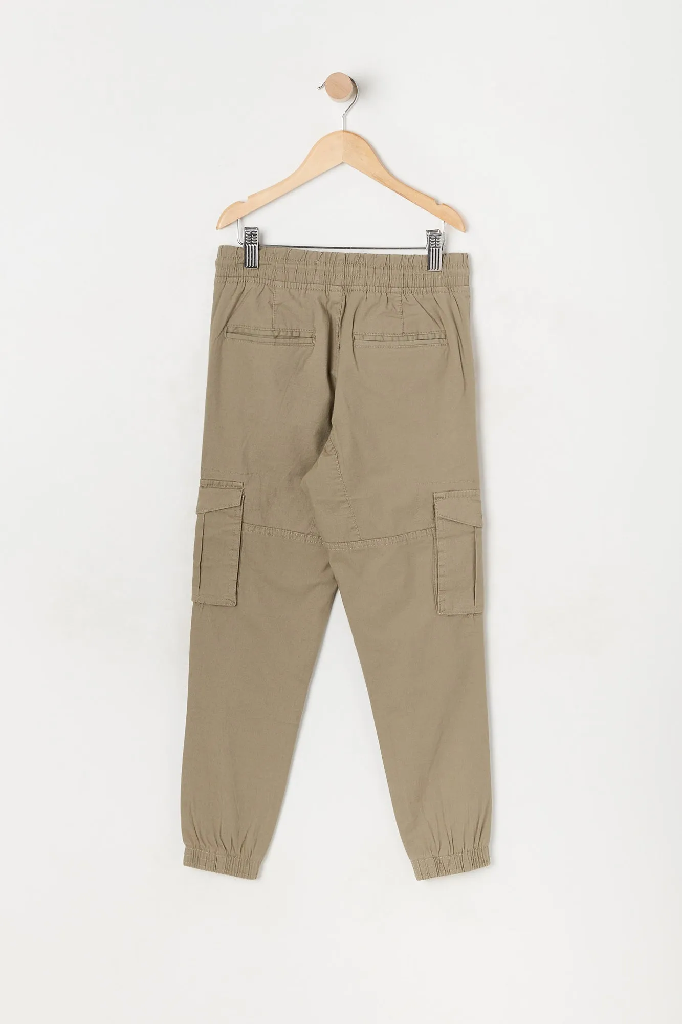 Boys Poplin Cargo Jogger