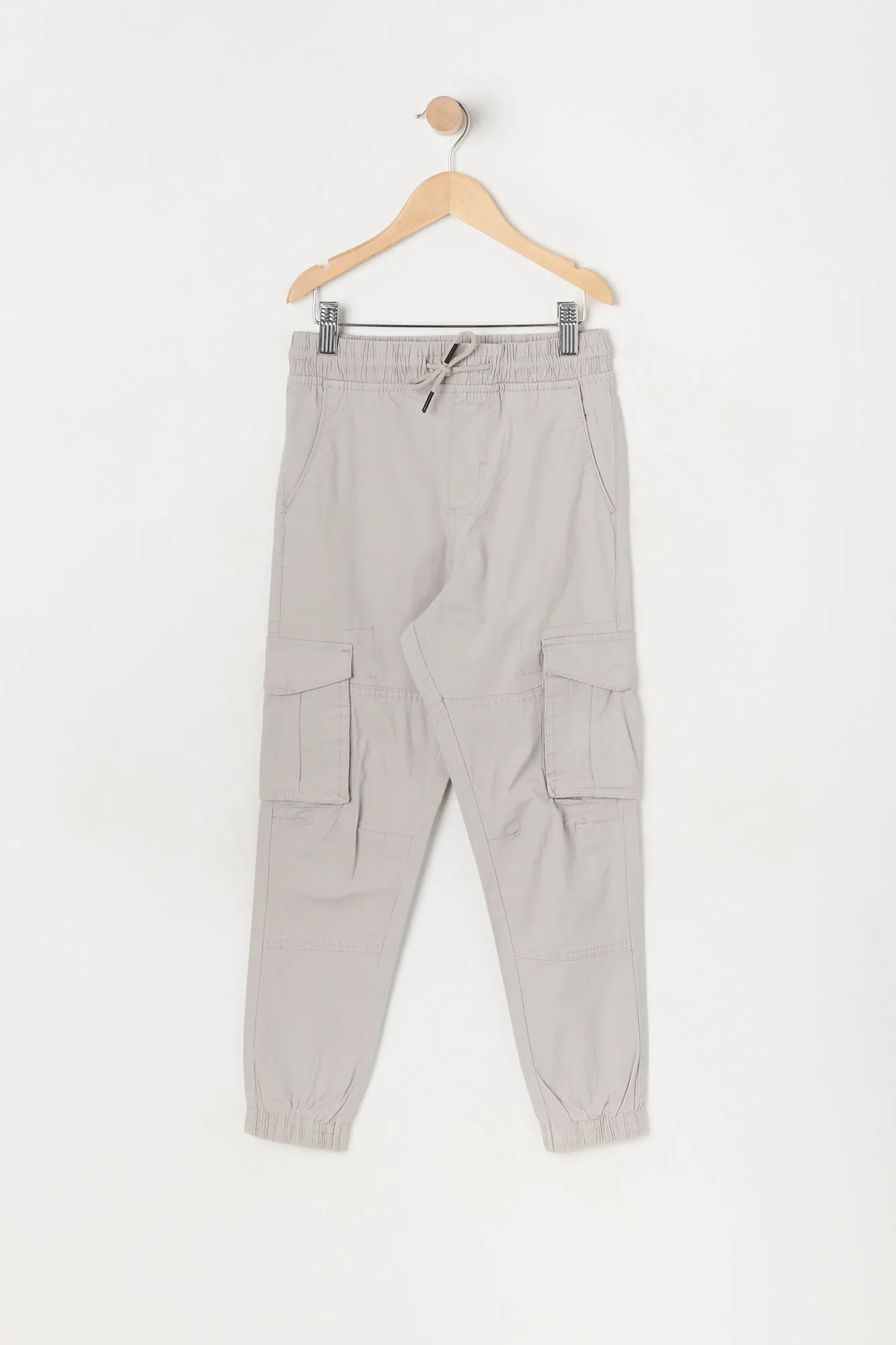 Boys Poplin Cargo Jogger