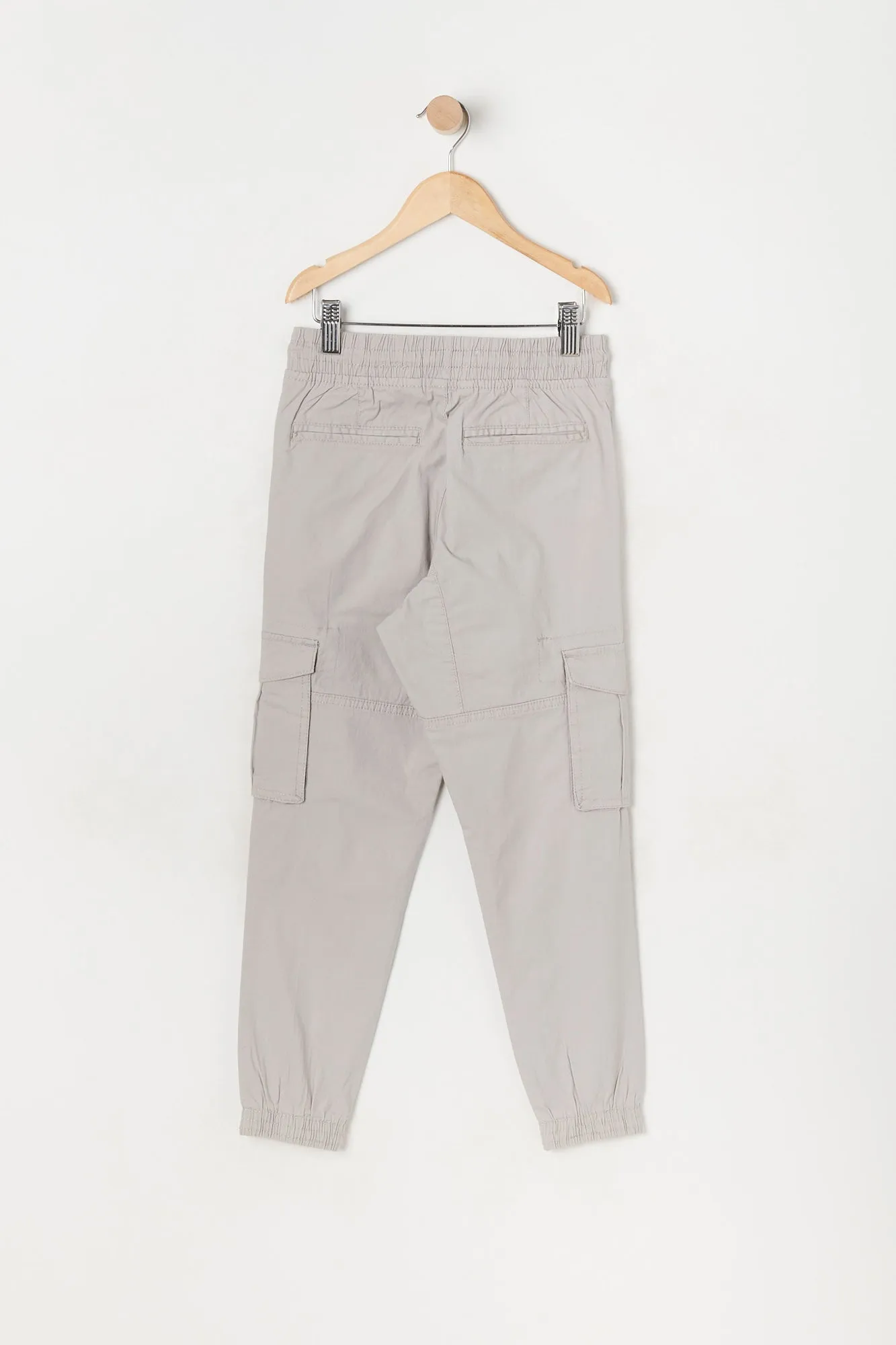 Boys Poplin Cargo Jogger