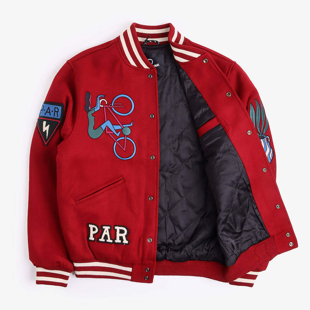 By Parra Run Sit & Bike Varsity Jacket