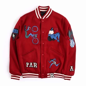 By Parra Run Sit & Bike Varsity Jacket