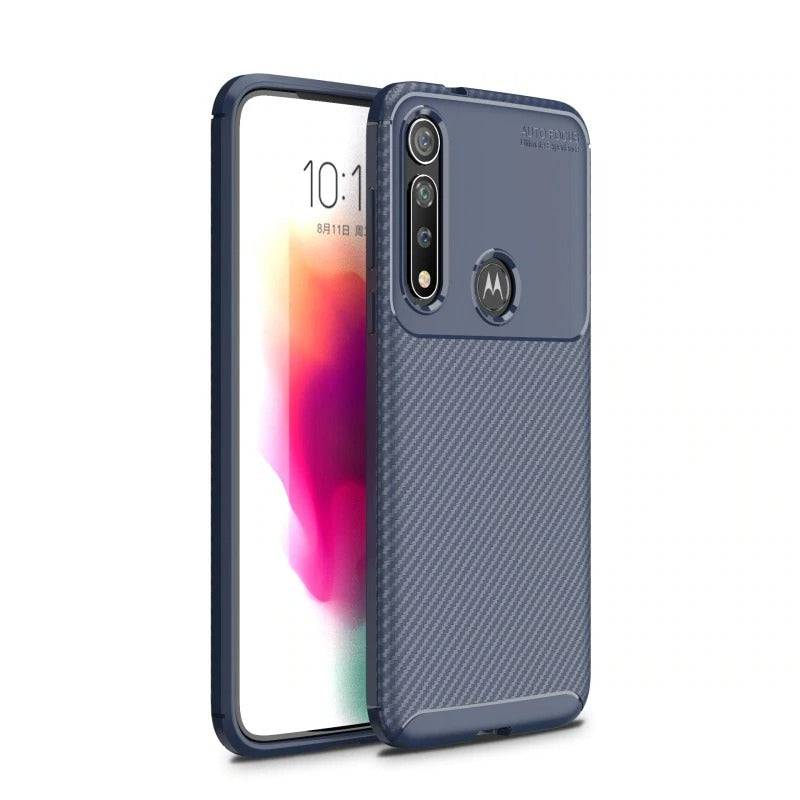 Carbon Fiber TPU Ultra Slim Fibre Case For Moto