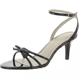 Charter Club Womens Mirabell Patent Ankle Strap Heels