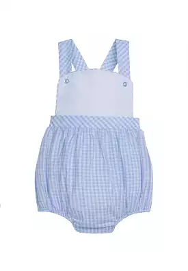 Conrad Sunsuit - Airy Blue Plaid