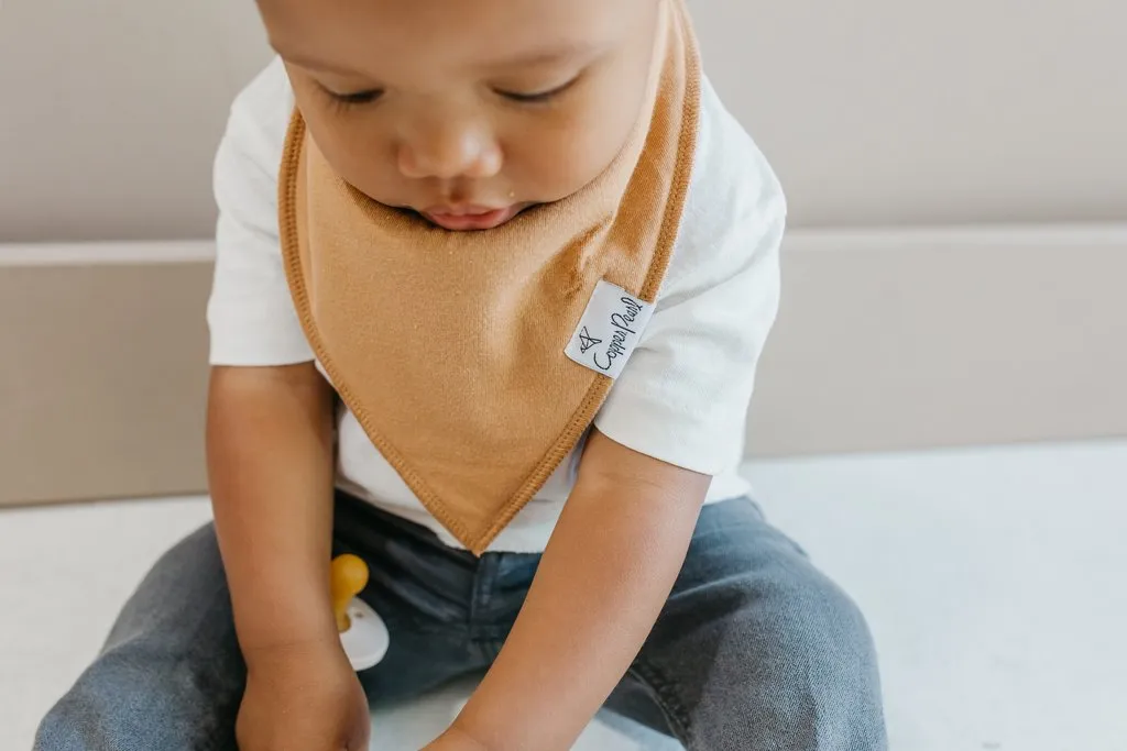 COPPER PEARL BANDANA BIB  |  DUNE