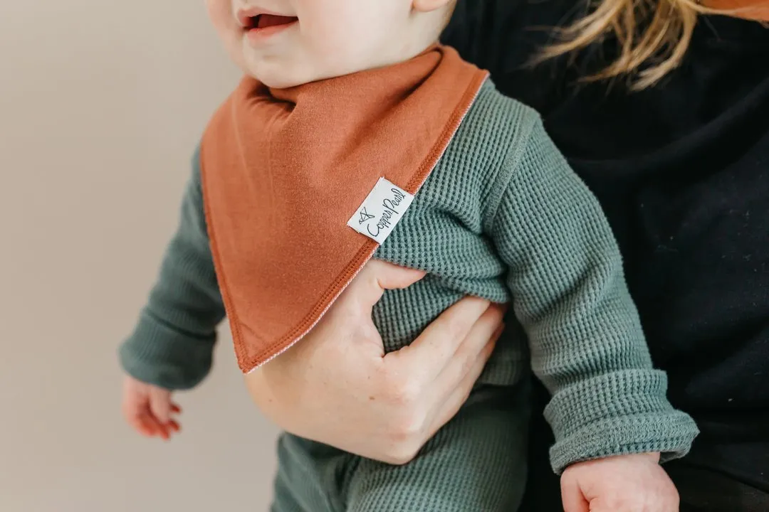 COPPER PEARL BANDANA BIB  |  DUNE