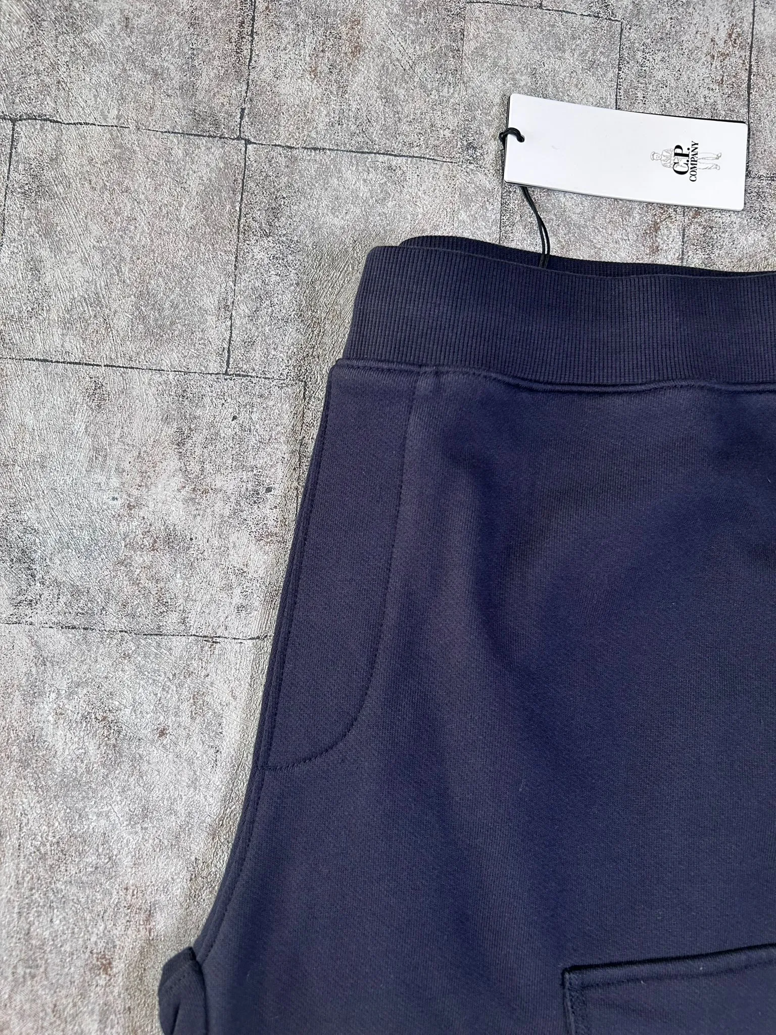 C.P. COMPANY DIAGONAL RAISED FLEECE SWEATPANTS