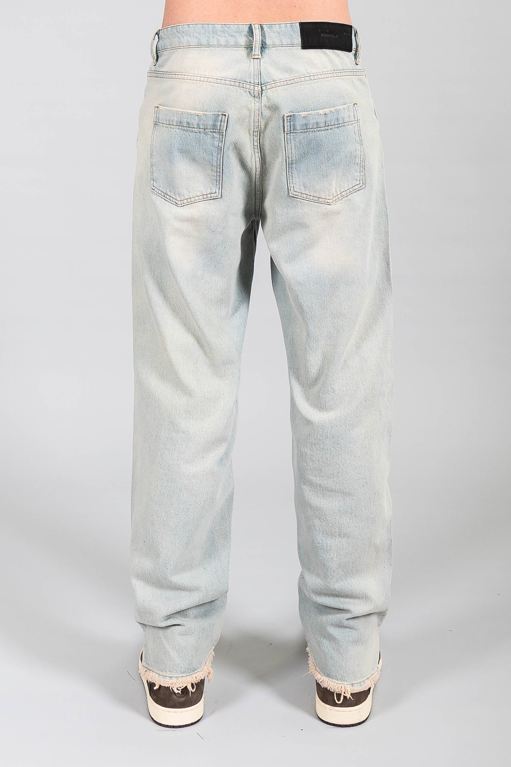 Creme BLUE SIDE CUT DENIM