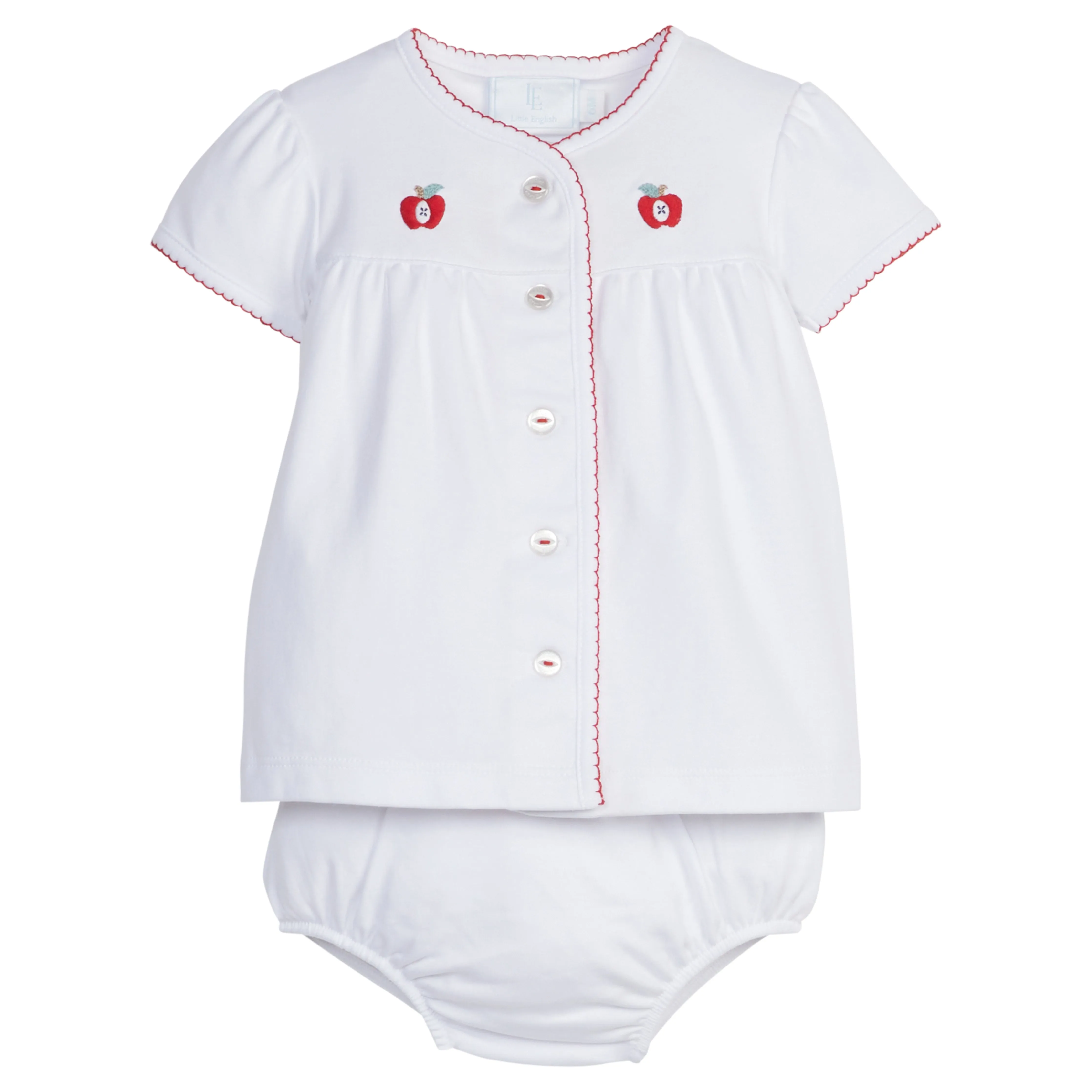 Embroidered Layette Set - Apple