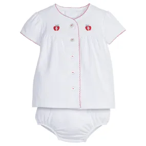 Embroidered Layette Set - Apple