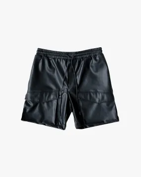 EPTM PARAGON SHORTS - PU BLACK