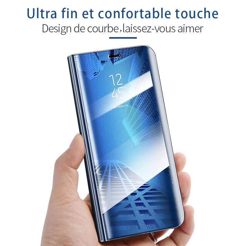 Etui à rabat miroir pour Samsung A70