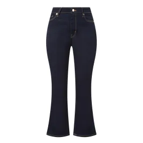 FRAME Le Crop Mini Bootcut Jeans - Dark Blue