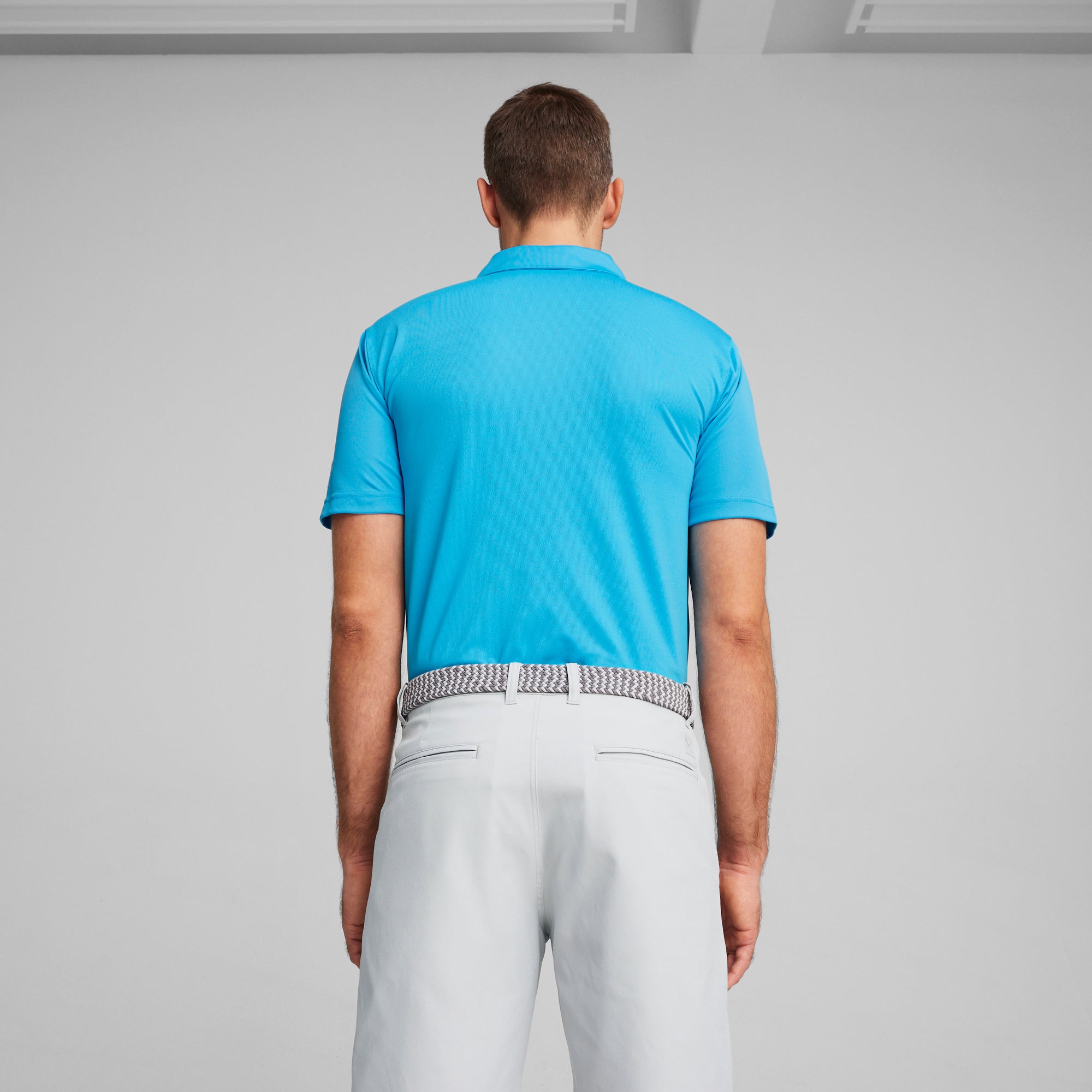 Gamer Golf Polo | Aqua Blue