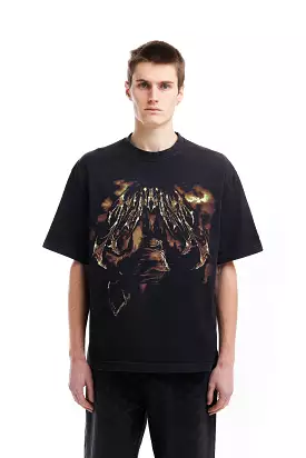 GRIMM REAPER BLACK WASHED T-SHIRT