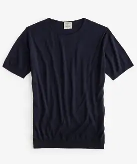 John Smedley x Todd Snyder Belden Tee In Navy