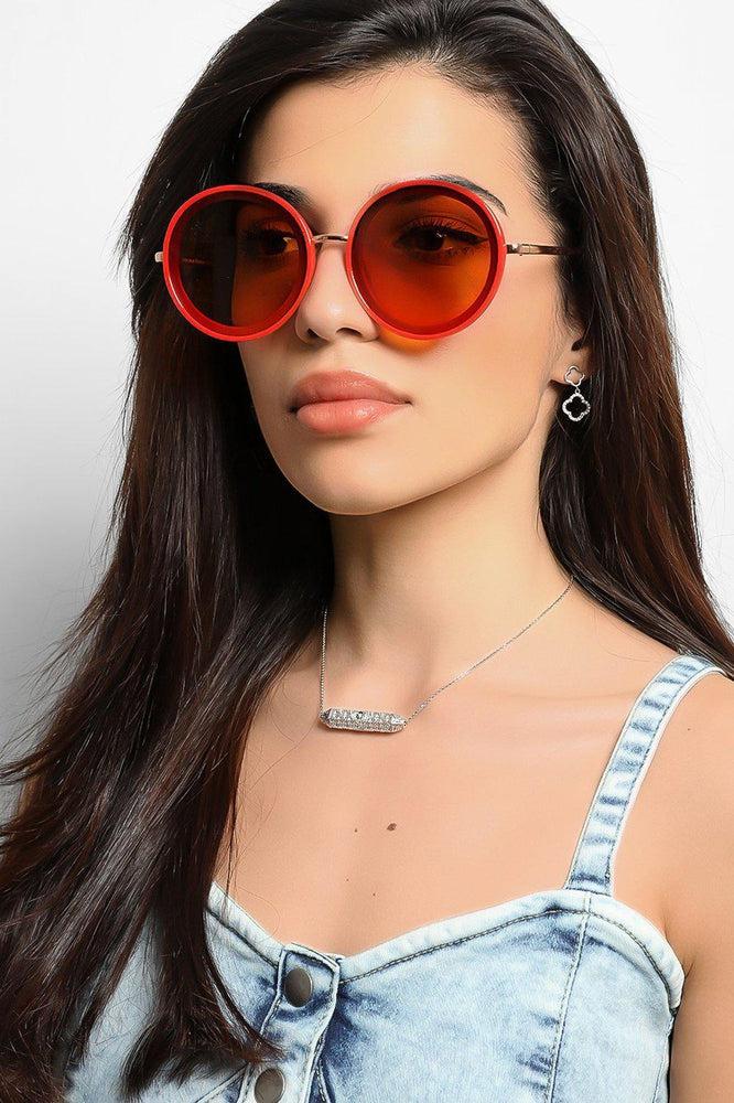 Large Round Retro Sunglasses