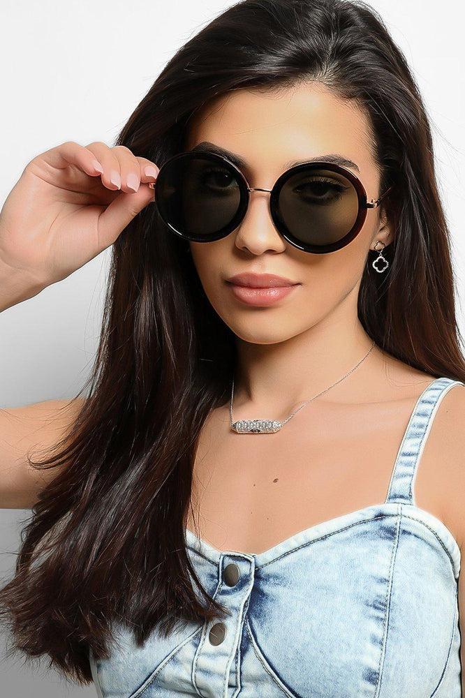 Large Round Retro Sunglasses