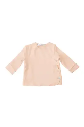 Long Sleeves Crossed Shirt - Pink